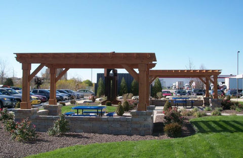 Image of Berlin Gardens Outback Cedar Pergola