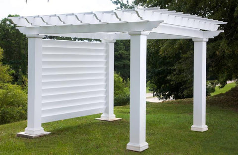 Image of Square Column Stock Fiberglass Pergola